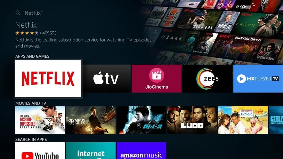 comment installer Netflix sur ton Fire TV Stick